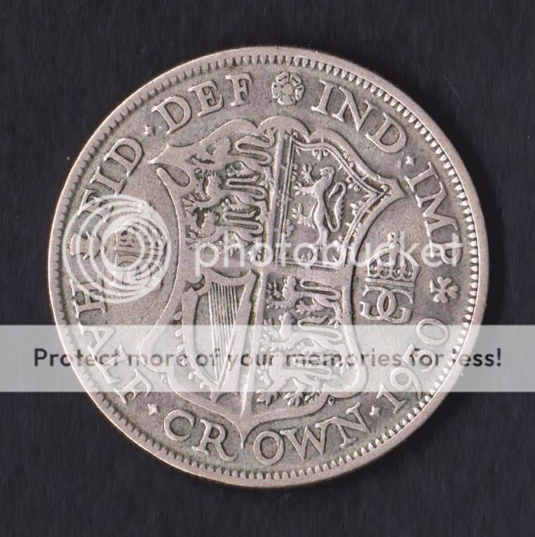 george v rare old british silver coins 1930 half crown coin in